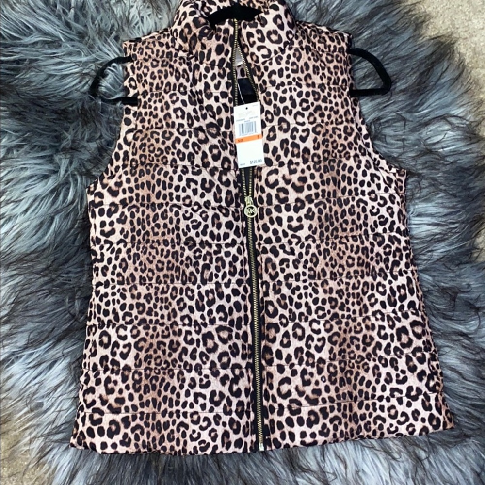 Brand New Michael Kors Cheetah Vest